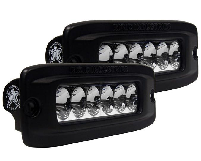 Rigid Industries SR-Q2 Flush Mount H/L Driving LED Light - Pair - 93531H