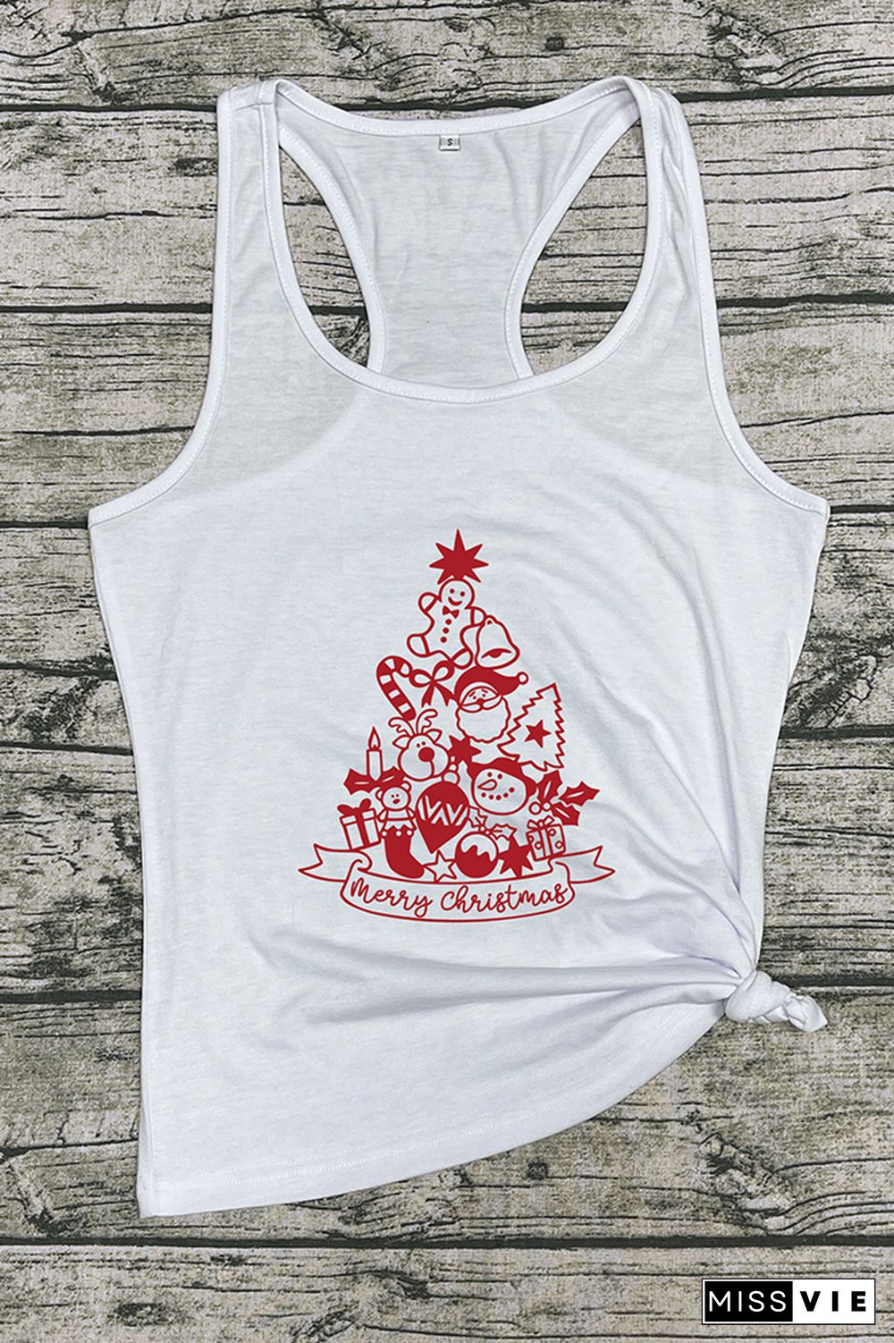 Christmas Tree Sleeveless Tank Top Wholesale