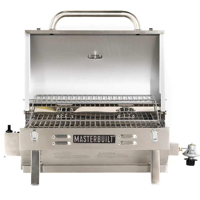 Masterbuilt MB20030819 Portable Propane Grill， Stainless Steel