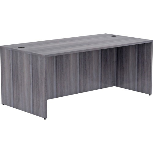 Lorell Weathered Charcoal Laminate Desking Desk Shell (69550)