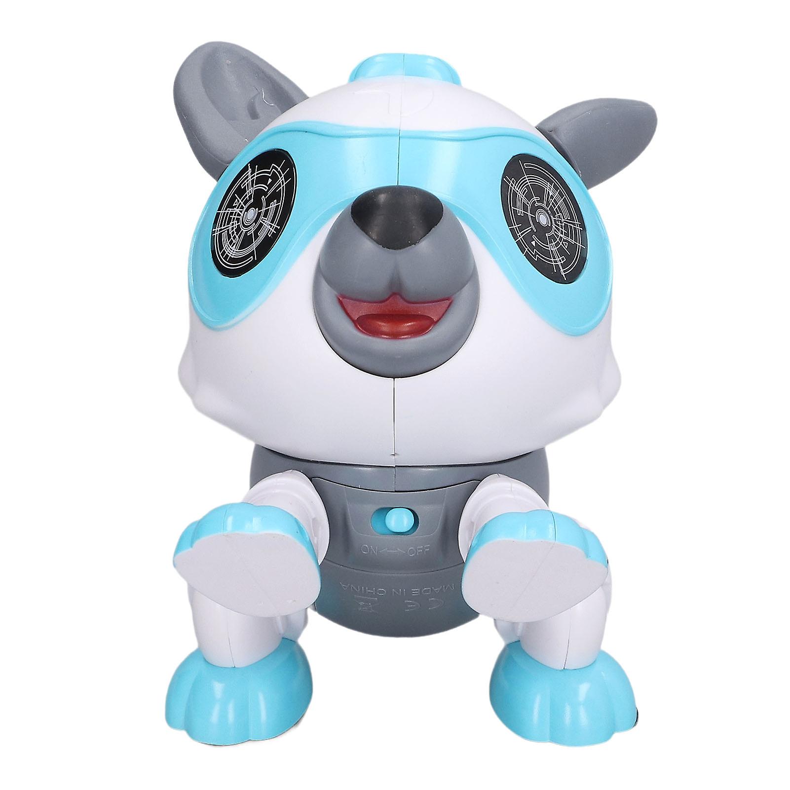 Robot Pet Dogs Remote Control Touch Sensor Detachable Robot Dogs Puppy Toy Voice Controlled For Kids Blue