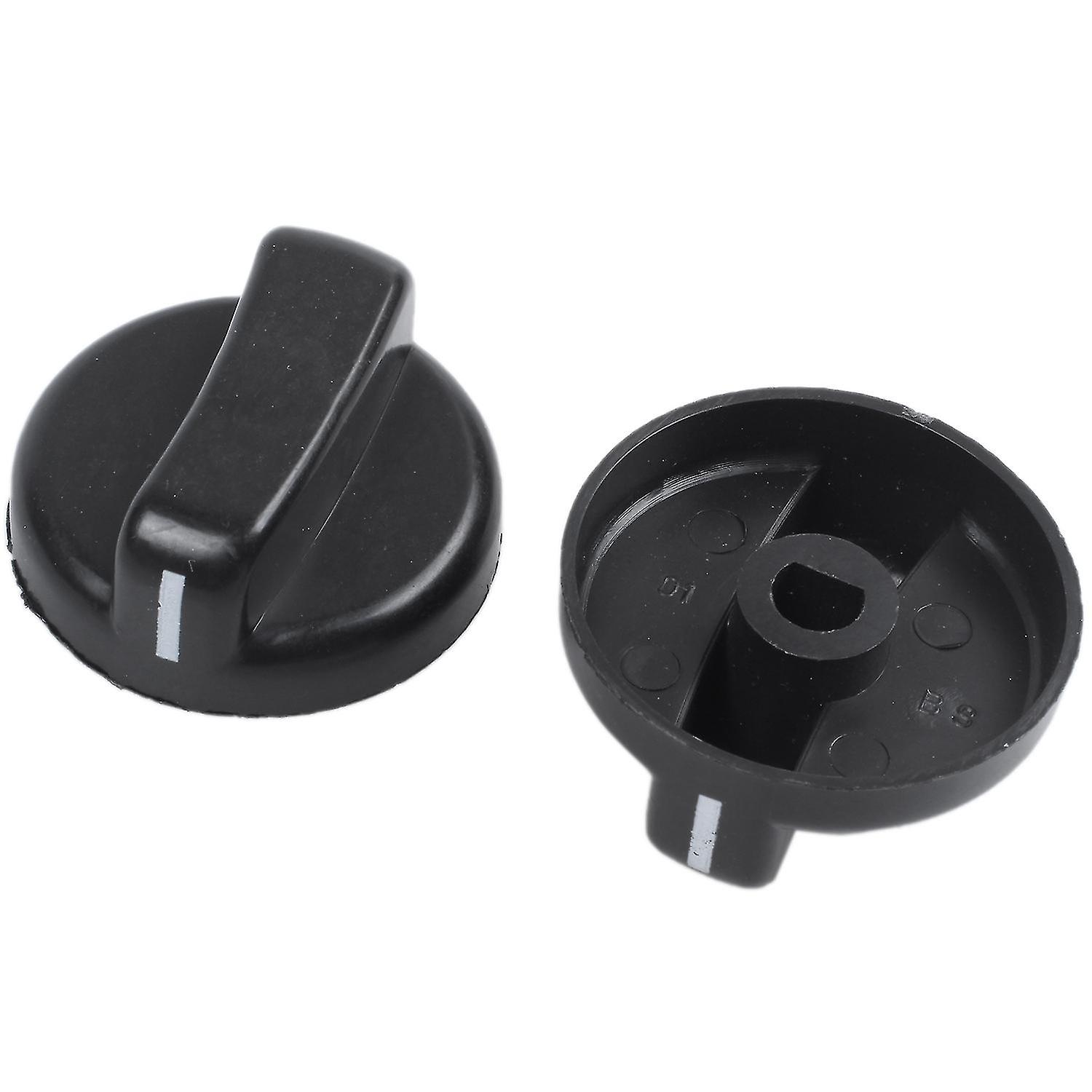 5 Pcs Kitchen Black Plastic Gas Stove Cooker Control Knobs