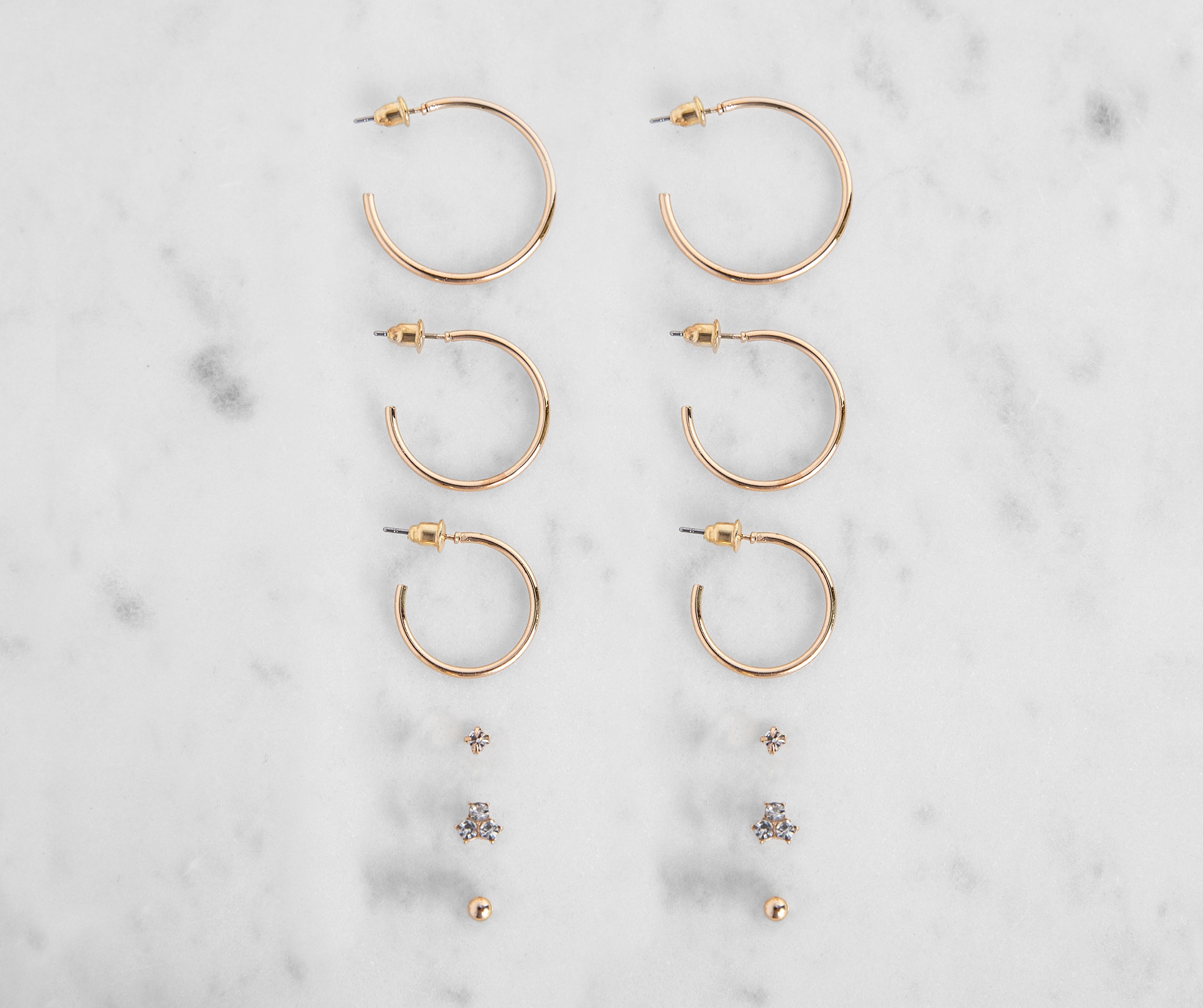 Simple Kind Of Life Hoop + Stud Set