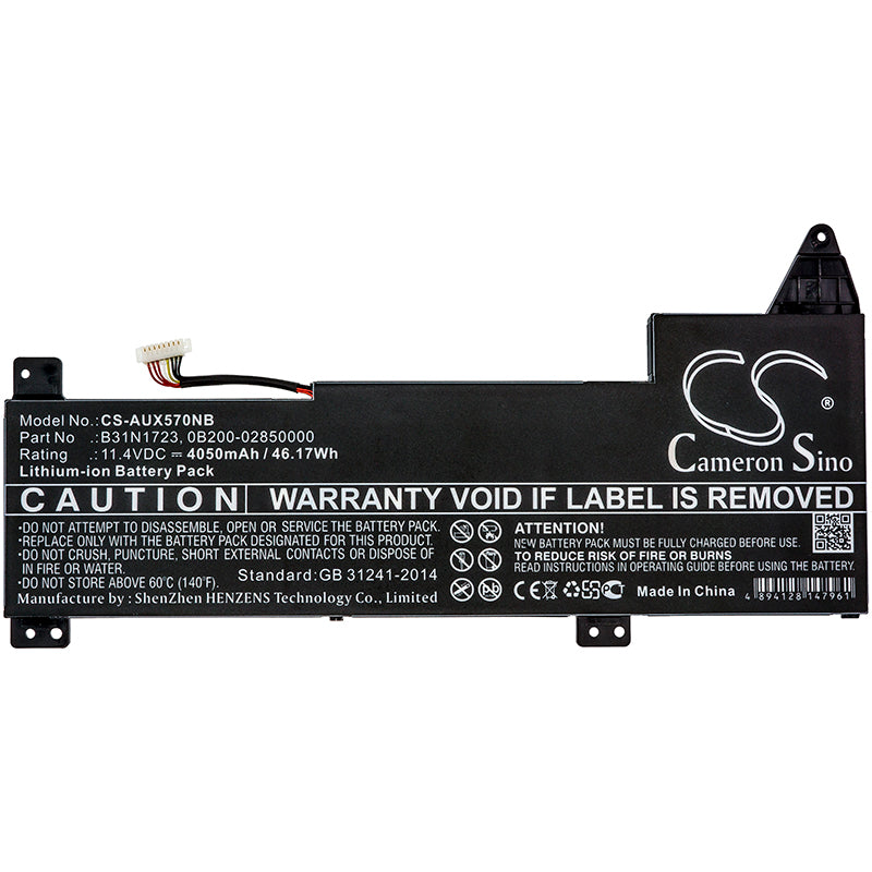 Asus FX570UD FX570ZD K570UD K570ZD R570UD R570ZD X Replacement Battery BatteryClerkcom Laptop and Notebook