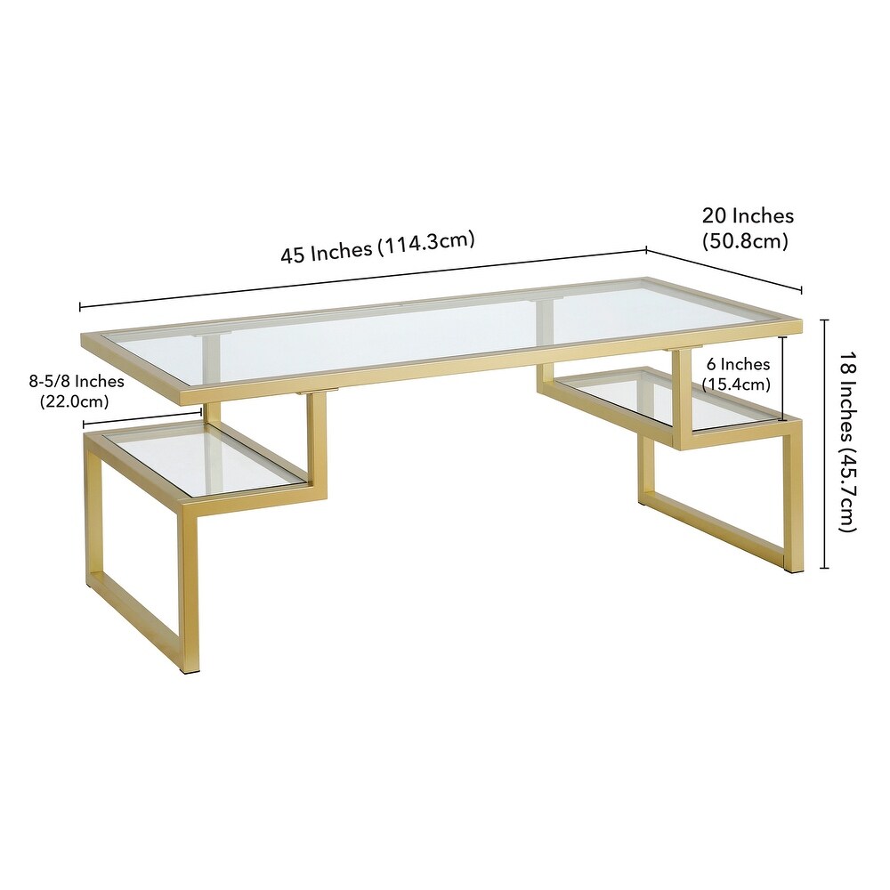 Carson Carrington Salinge Art Deco Coffee Table