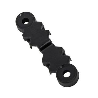 YARDGARD Select Replacement Clips-Panel To Post - Pack of 12 with Self Tapping Screws Black 328815A