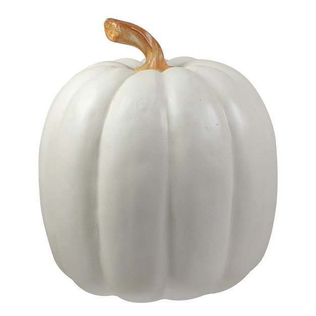 White Pumpkin Autumn Harvest Tabletop Decoration