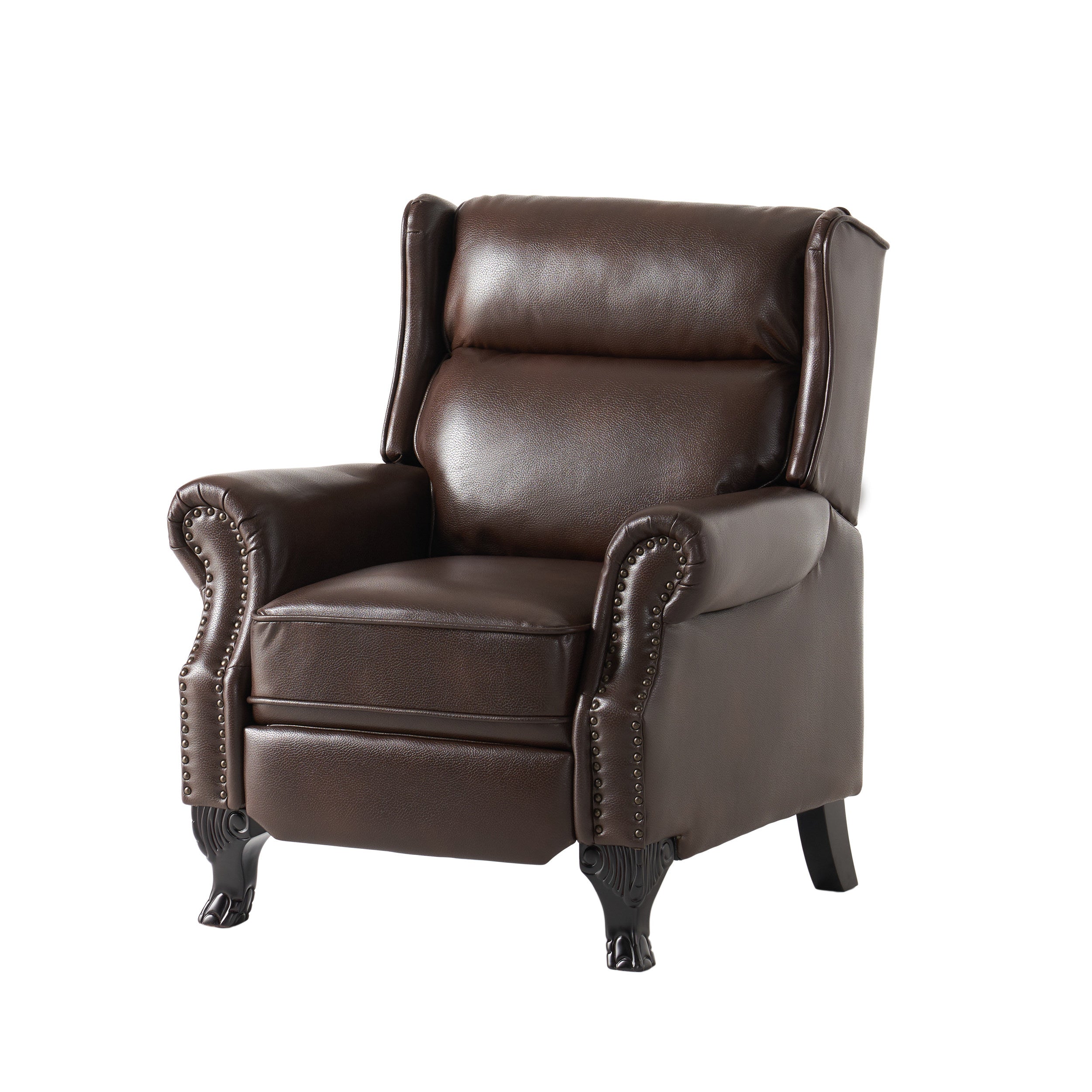 Curtis Leather Recliner Club Chair