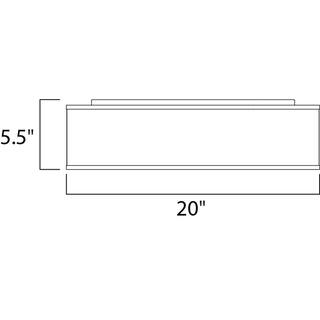 Maxim Lighting Prime 20 in. Satin Nickel Integrated LED Flushmount Light 10233WLSN