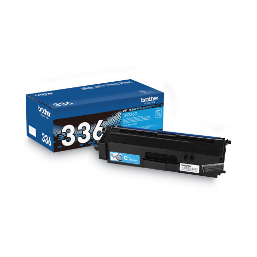 Brother TN336C High-Yield Toner， 3，500 Page-Yield， Cyan