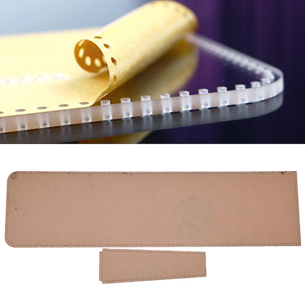 Leather Template Set Transparent Acrylic DIY Hand-Made Mobile Hard Disk Bag Craft Tool