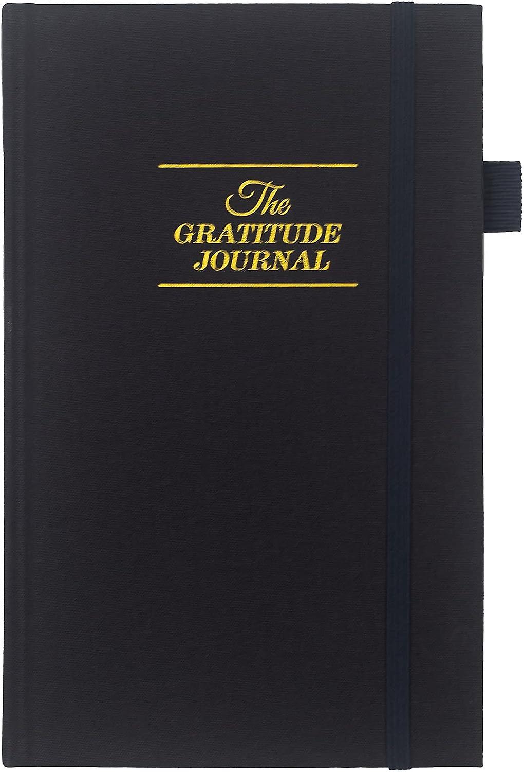 The Gratitude Journal - Inspire Thankfulness， Mindfulness， Positivity， Happiness， Affirmation， Productivity and Self Care.(black)