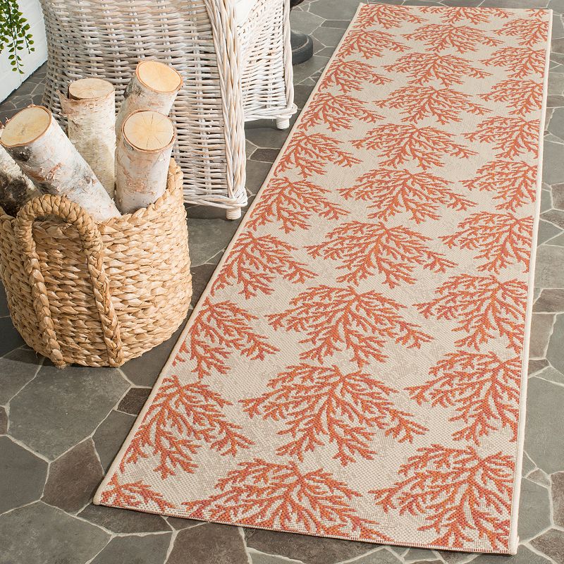 Safavieh Courtyard Willow Branch Indoor Outdoor Rug