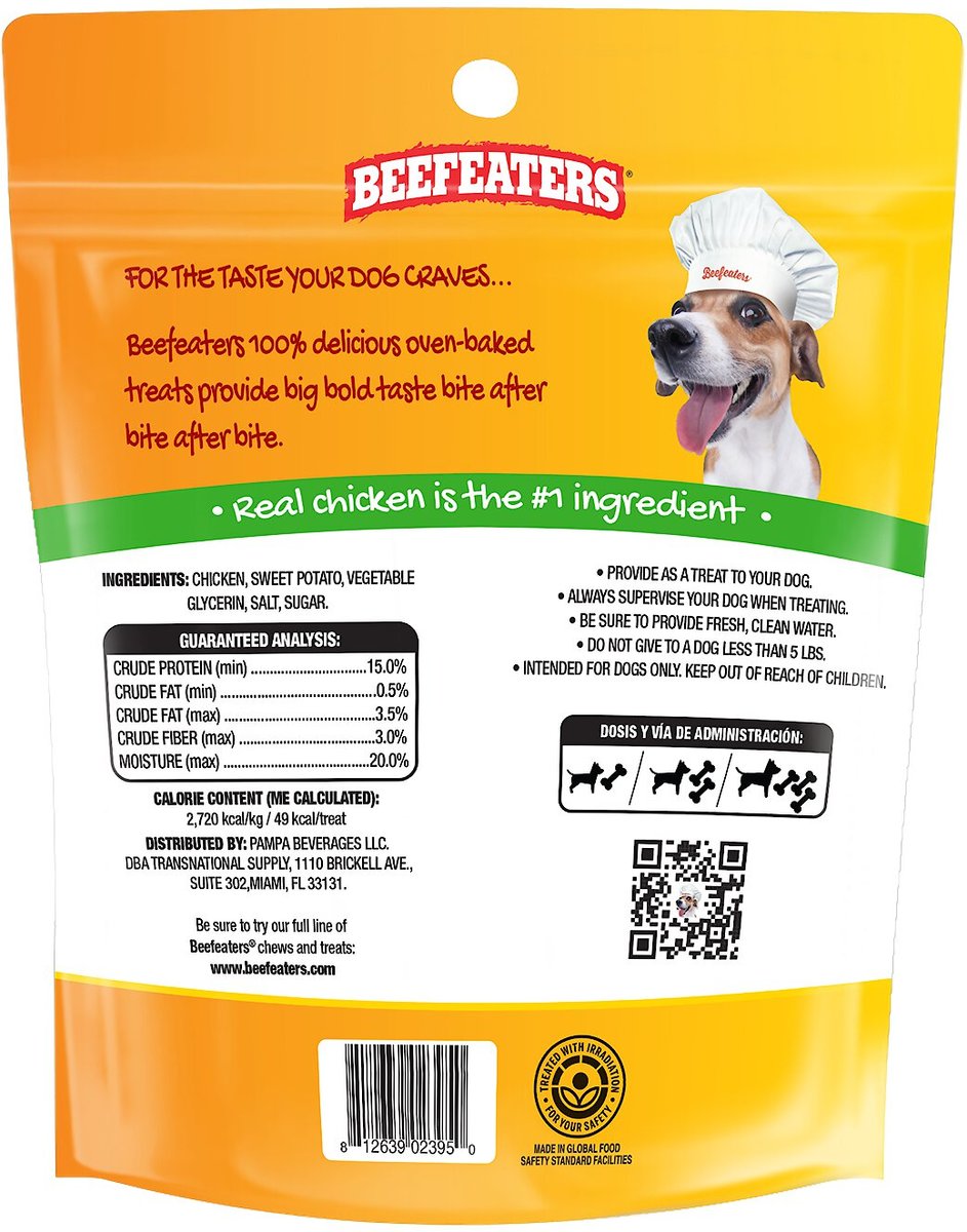 Beefeaters Sweet Potato Wrap Chicken Jerky Dog Treats