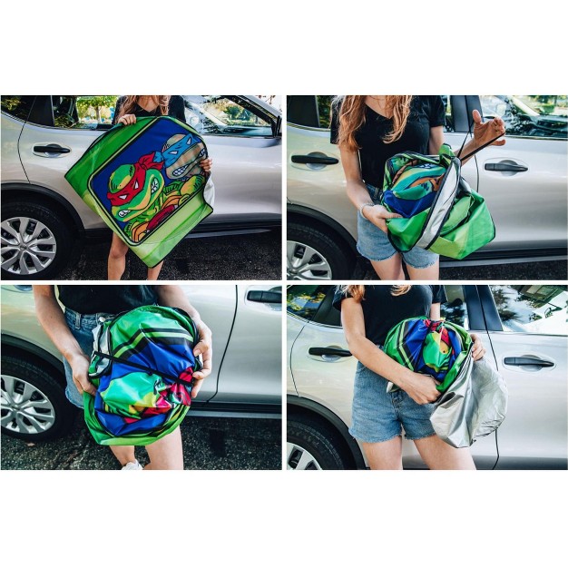 Surreal Entertainment Teenage Mutant Ninja Turtles Sunshade For Car Windshield 64 X 32 Inches