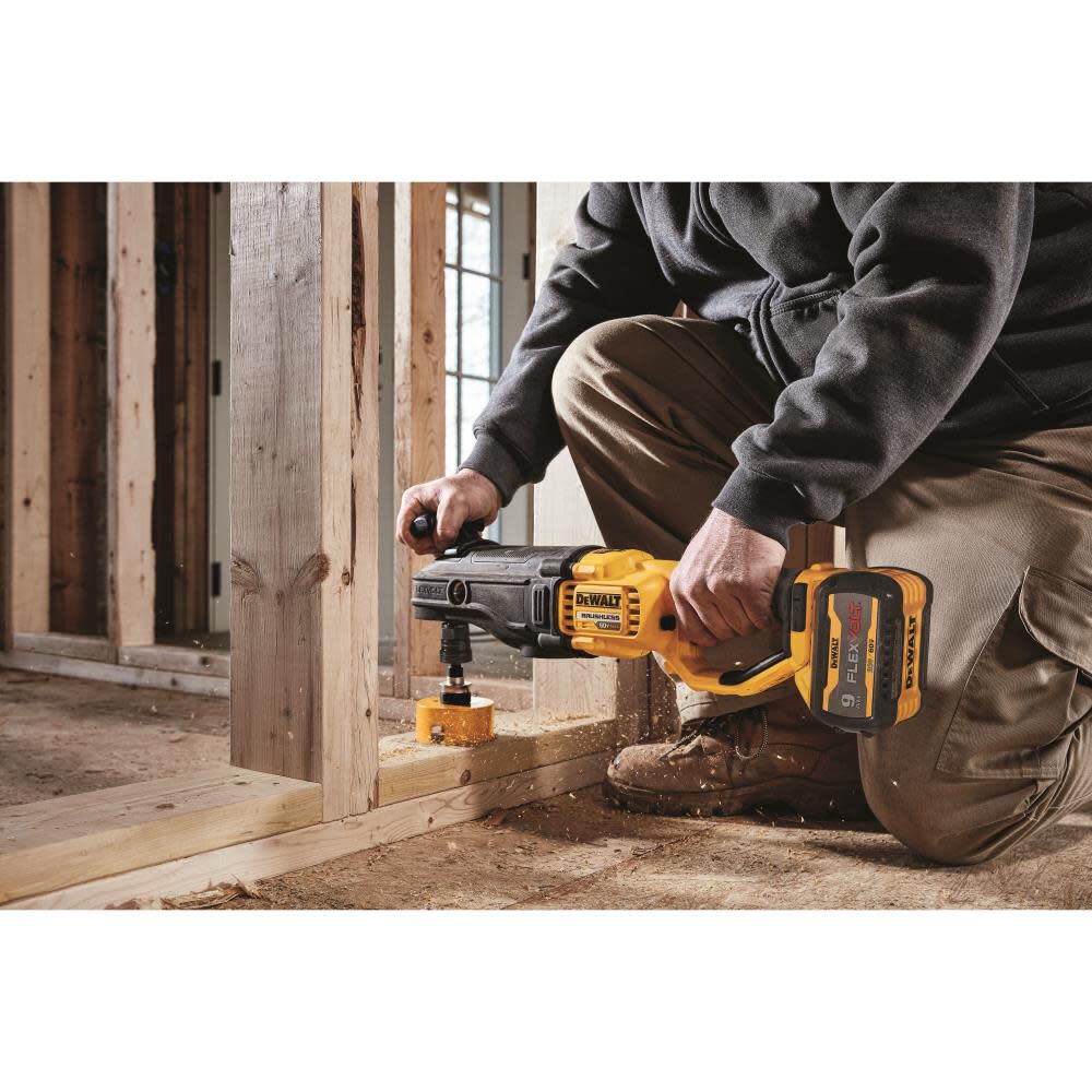 DEWALT 60V MAX Stud and Joist Drill Kit Brushless Quick-Change Chuck E-Clutch DCD471X1 from DEWALT