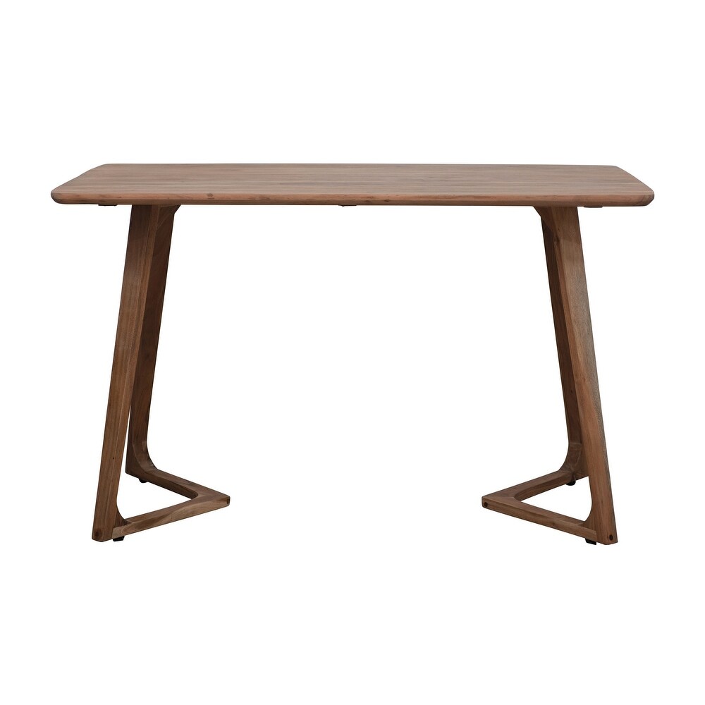 Acacia Wood Dining Table   Brown