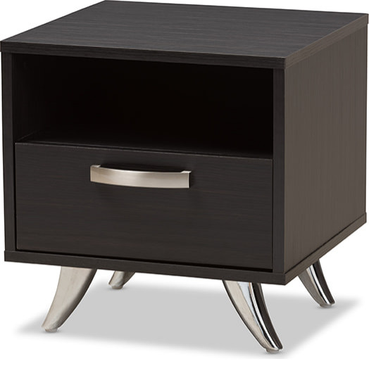 Warwick Modern Wood End Table   Contemporary   Side Tables And End Tables   by HedgeApple  Houzz