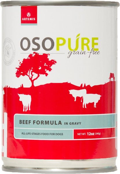 Artemis Osopure Grain-Free Beef in Gravy Canned Dog Food