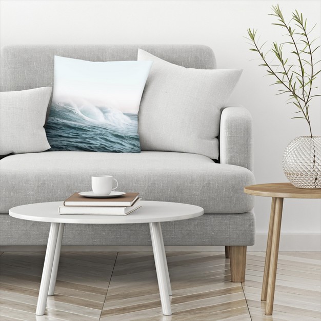 Ocean High Wave By Tanya Shumkina Throw Pillow Americanflat Coastal