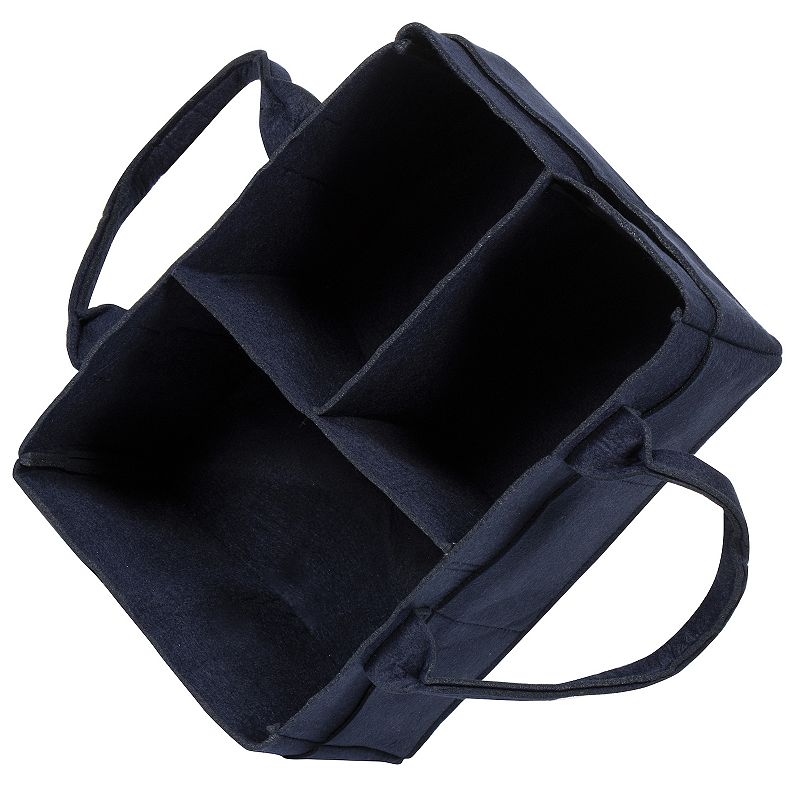 Sammy and Lou Navy Felt Storage Caddy