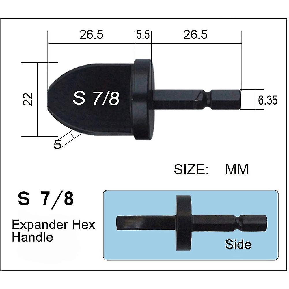 Hex Handle Air Conditioner Copper Pipe Swaging Tool， Swaging Tool Drill Bit Set Tube Flaring Tool E