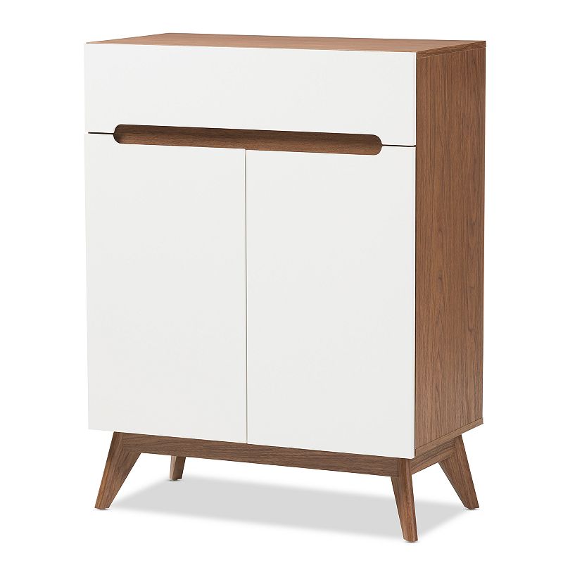 Baxton Studio Calypso Mid-Century Shoe Cabinet