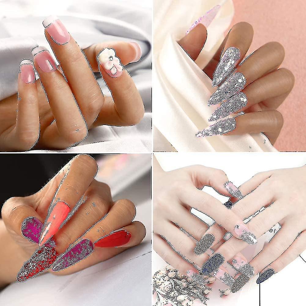 Acrylic Nail Kit Acrylic Powder With Everything Professional For Beginner Glitter Powder False Nail