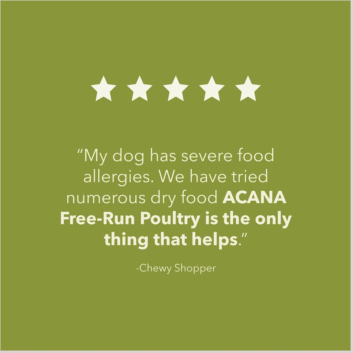 ACANA Free-Run Poultry Recipe Grain-Free Dry Dog Food