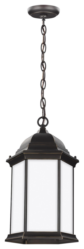 Sevier 1 Light Outdoor Pendant   Traditional   Outdoor Hanging Lights   by Generation Lighting  Houzz