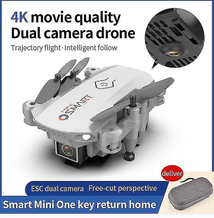 Folding Remote Control Drone 4k Hd Aerial Photography Dual Camera Quadcopter Remote Control Aircraft D