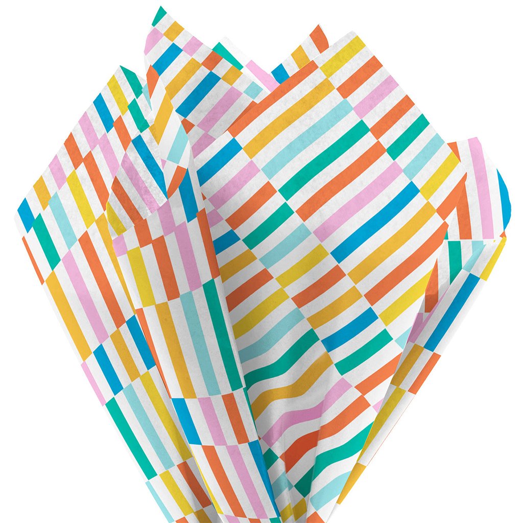 Hallmark  Angled All-Caps Happy Birthday Tissue Paper, 6 Sheets