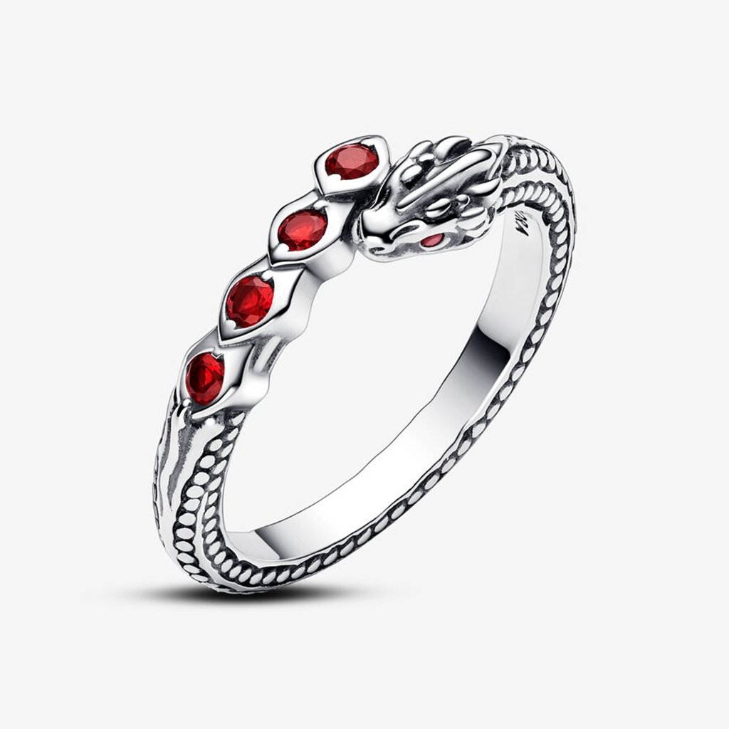 PANDORA  Game of Thrones Dragon Sparkling Ring in  Sterling silver