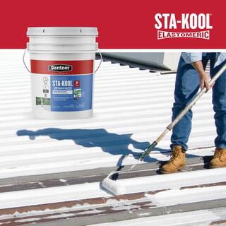 Gardner 5 Gal. Sta-Kool Elastomeric White Reflective Roof Coating SK-7705