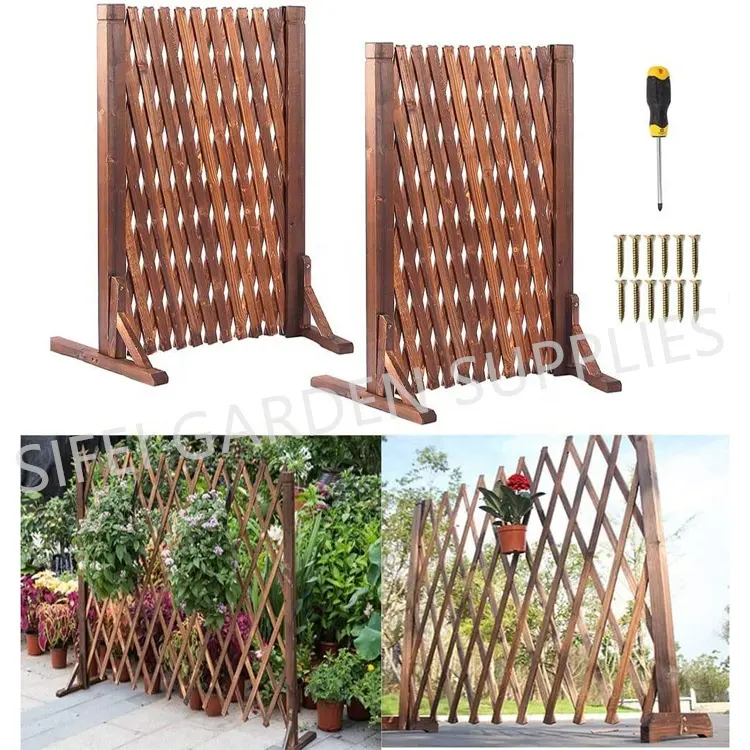 Farm Planter Fence Decorative Flower Garden Fencing