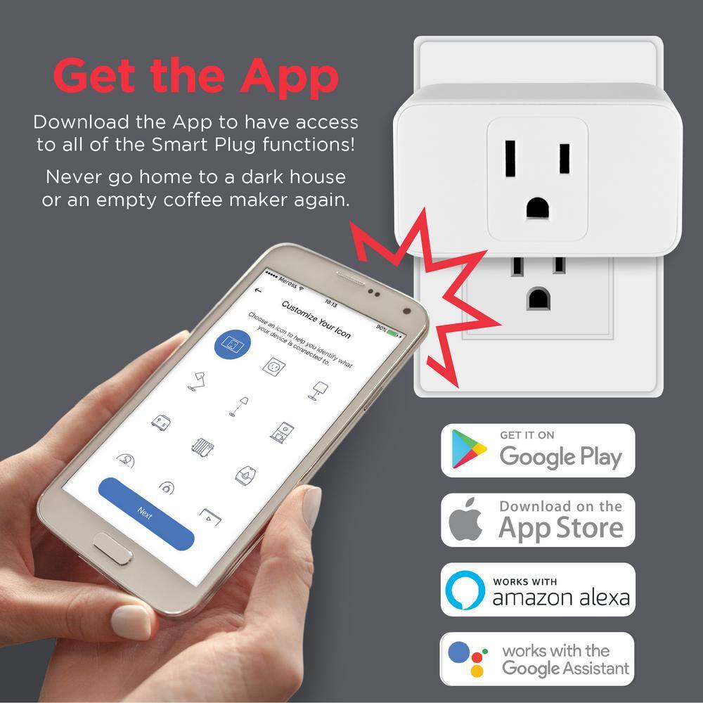 Ematic Smart Wi-Fi Plug (1-Pack) PL110S