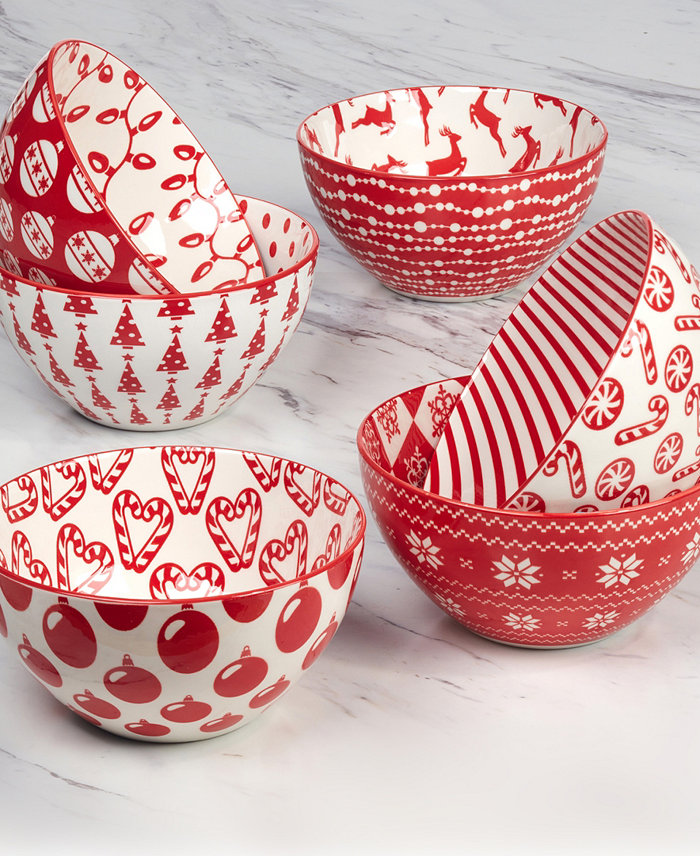 Certified International Certified Peppermint Candy Dinnerware Collection