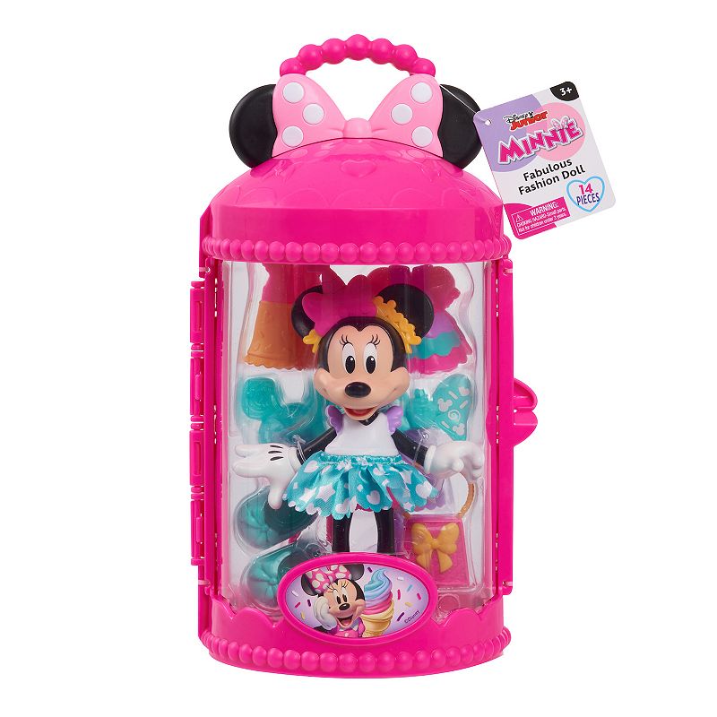 Disney Junior Minnie Mouse Sweet Party Fashion Doll with Case by Just Play