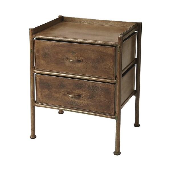 Offex Cameron Industrial Chic Rectangular Side Table - 22