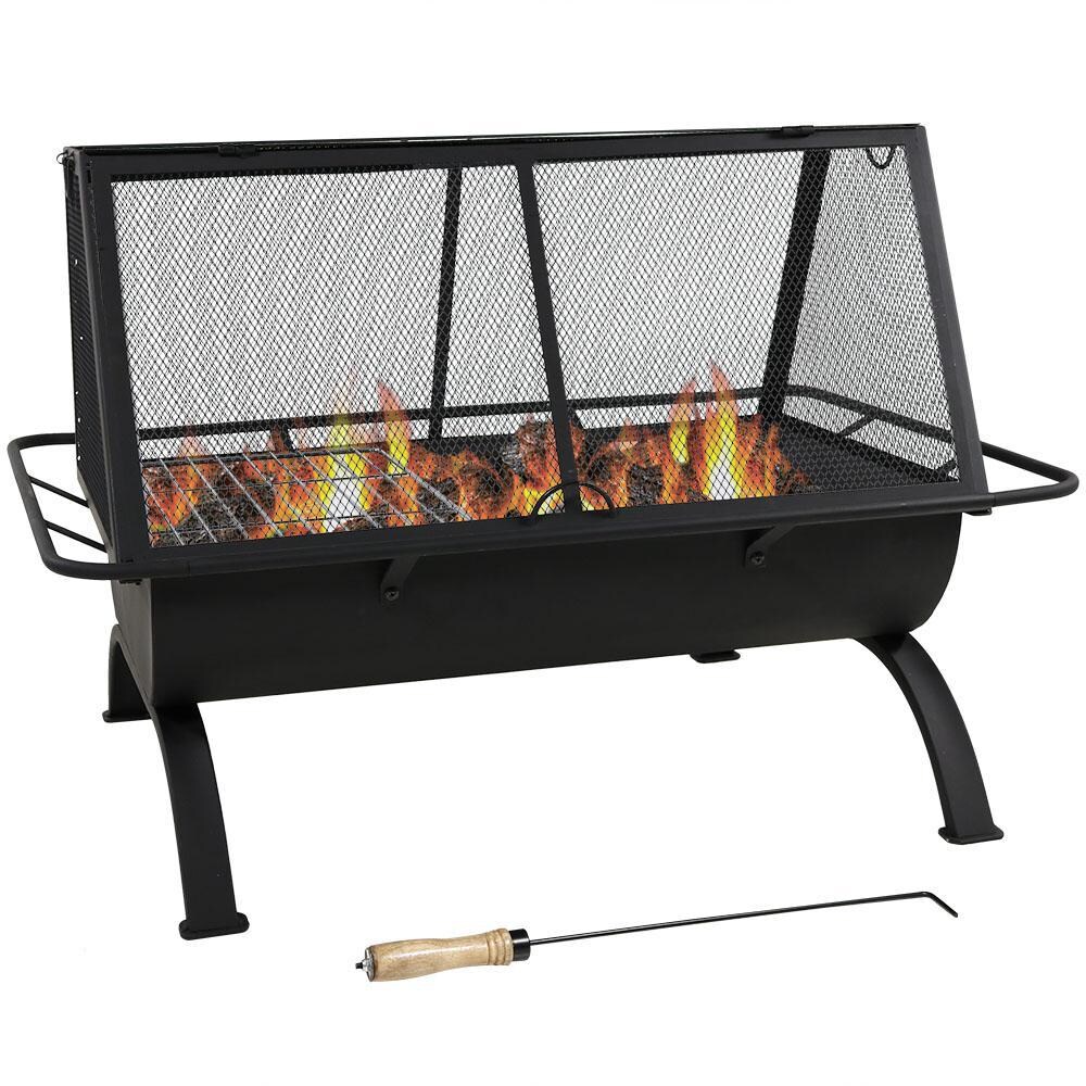 Ultimate Patio 36-Inch Steel Wood Burning Fire Pit