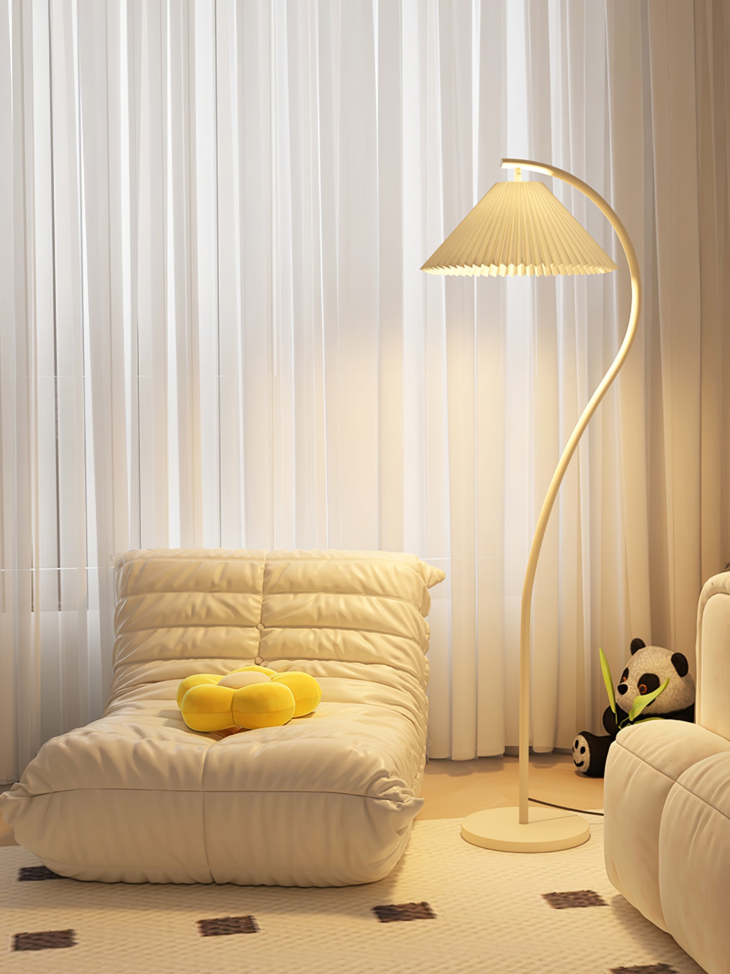 Crescini Pleated Floor Lamp