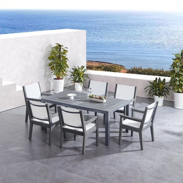 Nantucket Outdoor Dining Set of 7pcs