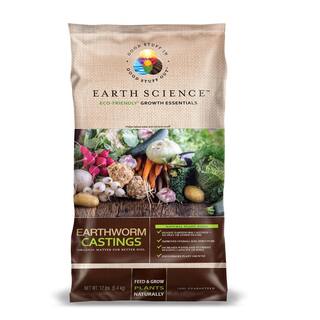 EARTH SCIENCE 12 lbs. Organic All-Purpose Earthworm Castings 100% Vermicompost 11896