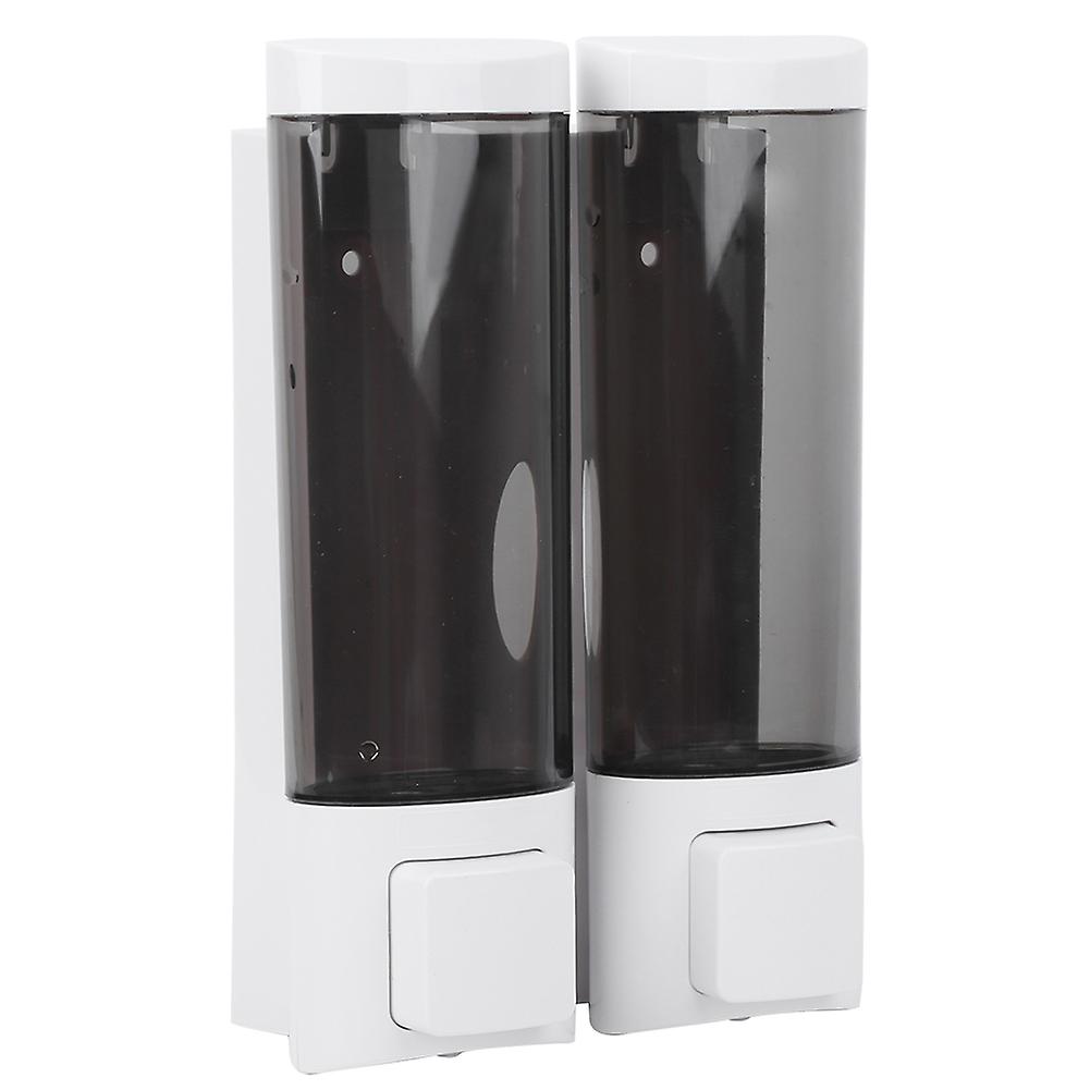 200mlx2 Double Head Wall Mounted Soap Dispenser Manual Liquid Shampoo Dispenser For Home Hotel