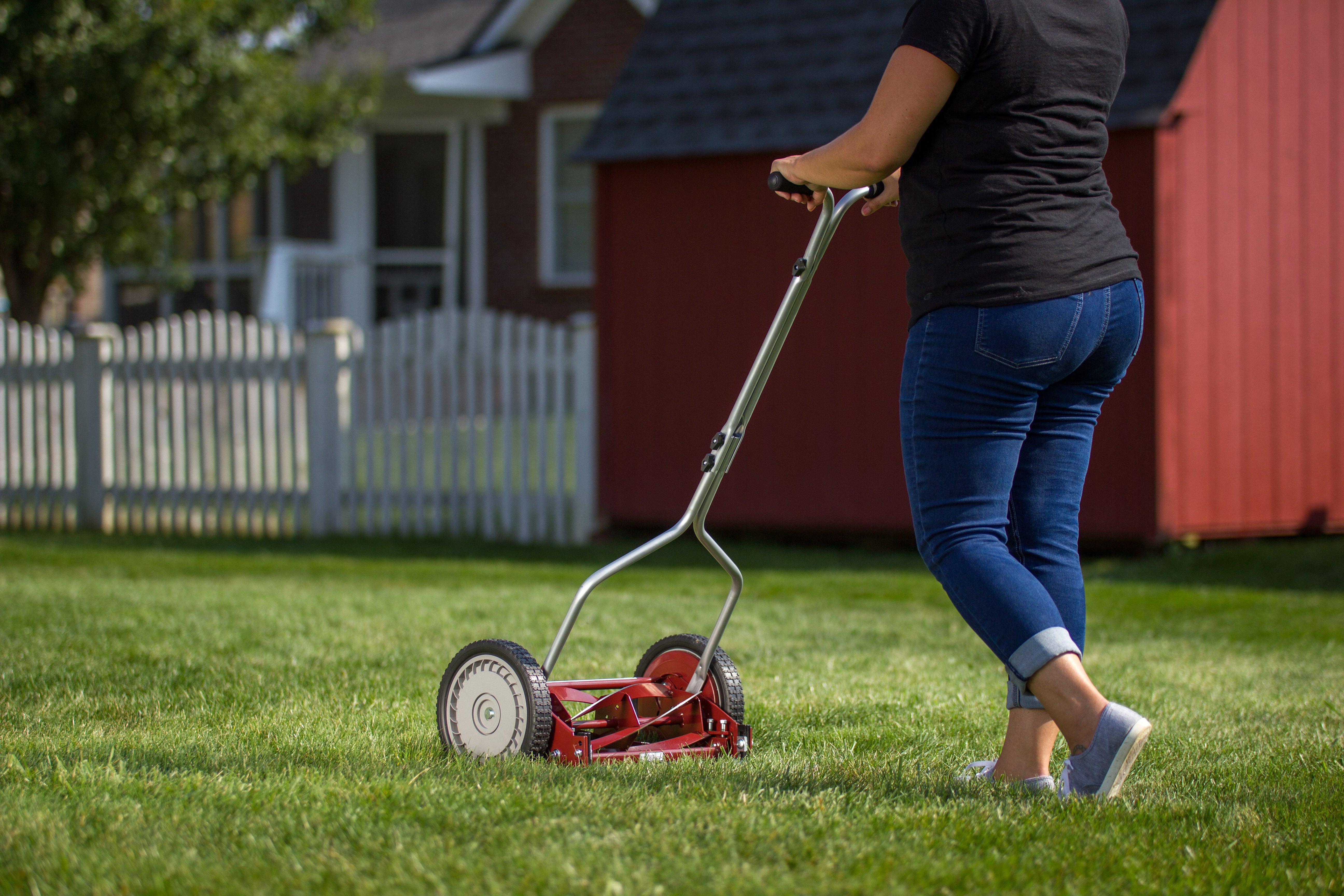 American Lawn Mower 1204-14 14-Inch 4-Blade Push Reel Lawn Mower