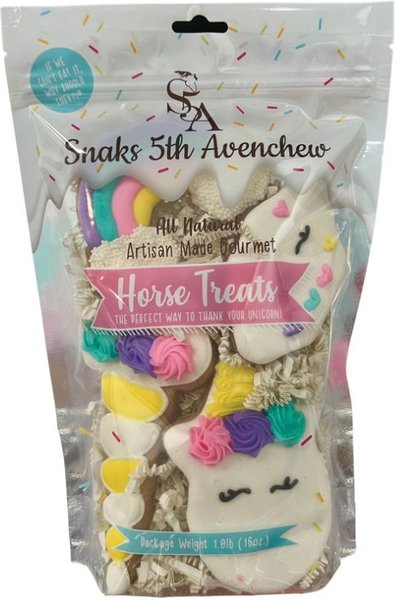 Snaks 5th Avenchew Fantasy Horse Treats， 1-lb bag