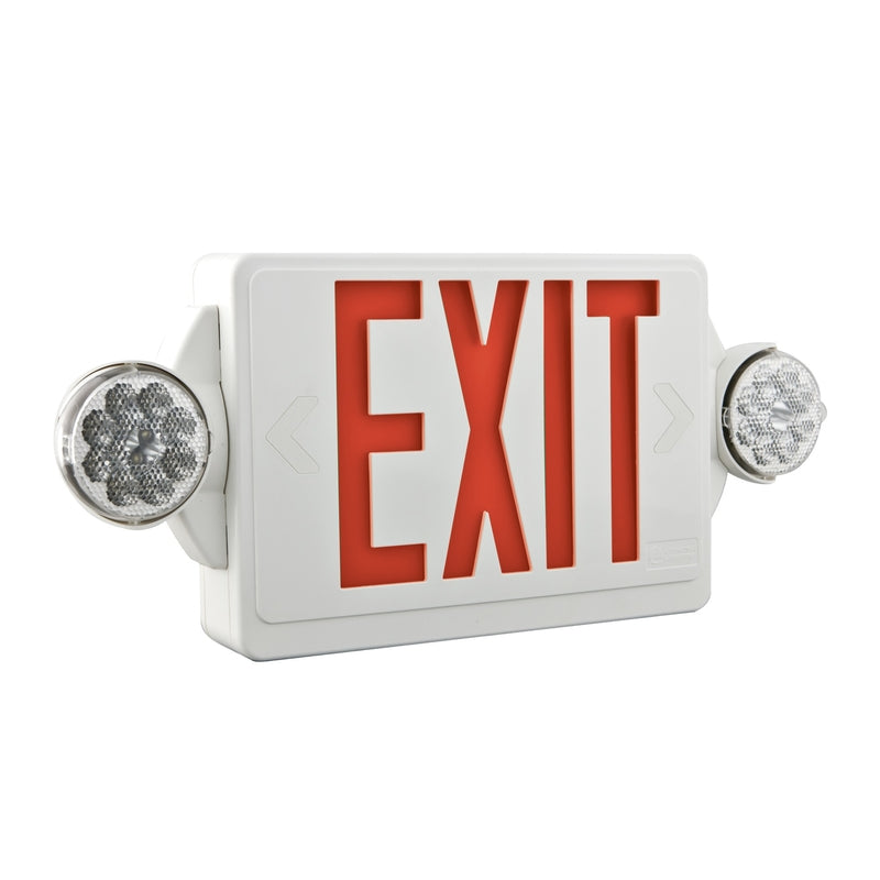 LED EXIT UNIT COMBO RED