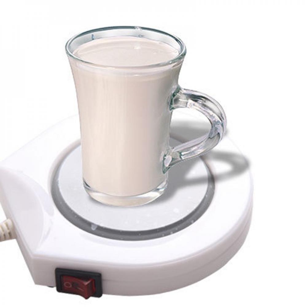 Gerich 220v Portable White Electric Powered Cup Warmer Pad Coffee Tea Milk Mug Heater