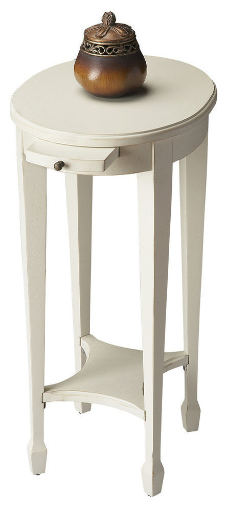 Butler Accent Table  Black On Gold   Transitional   Side Tables And End Tables   by BisonOffice  Houzz