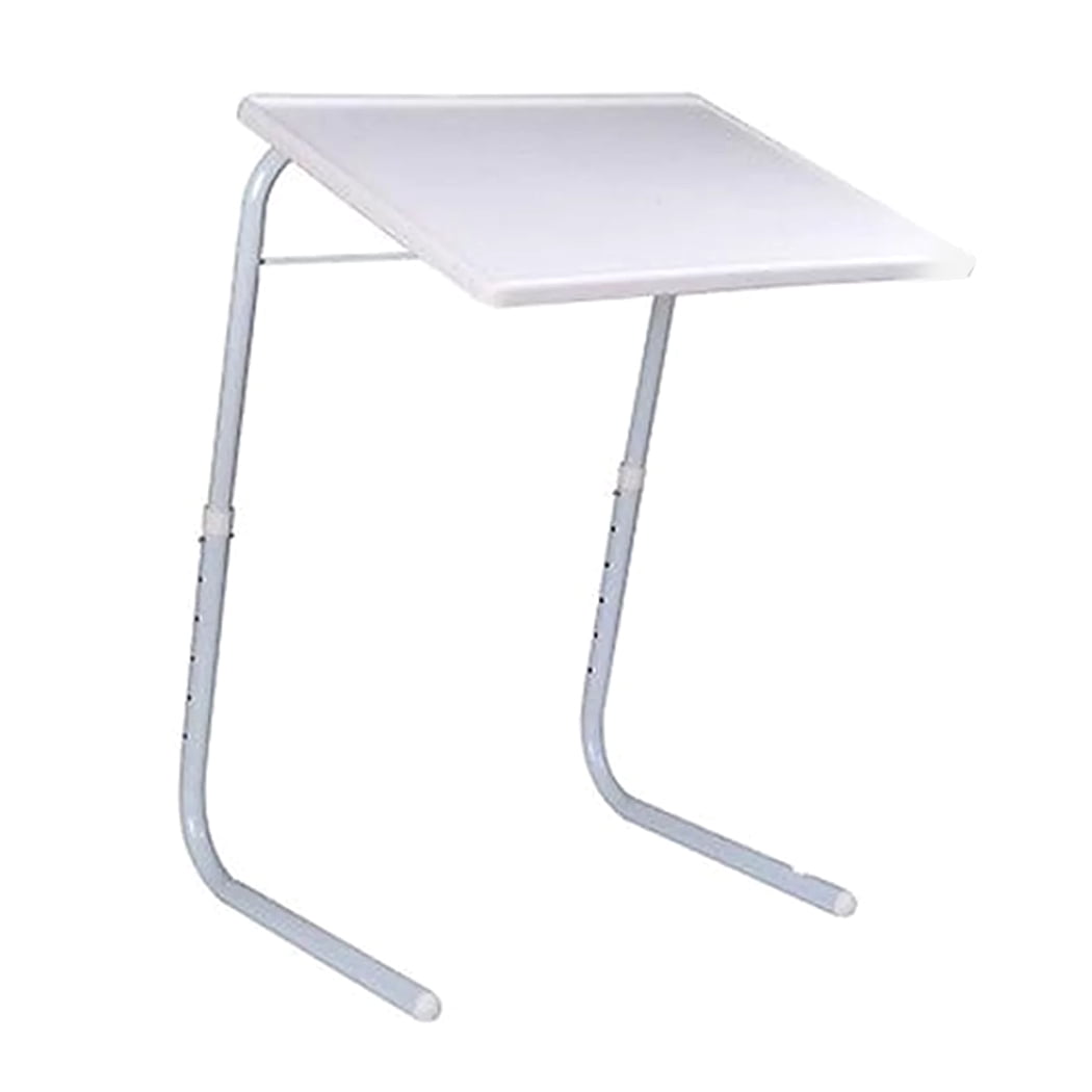 Eternal Living Adjustable Folding Table (White) Eating Serving Lap-Top White